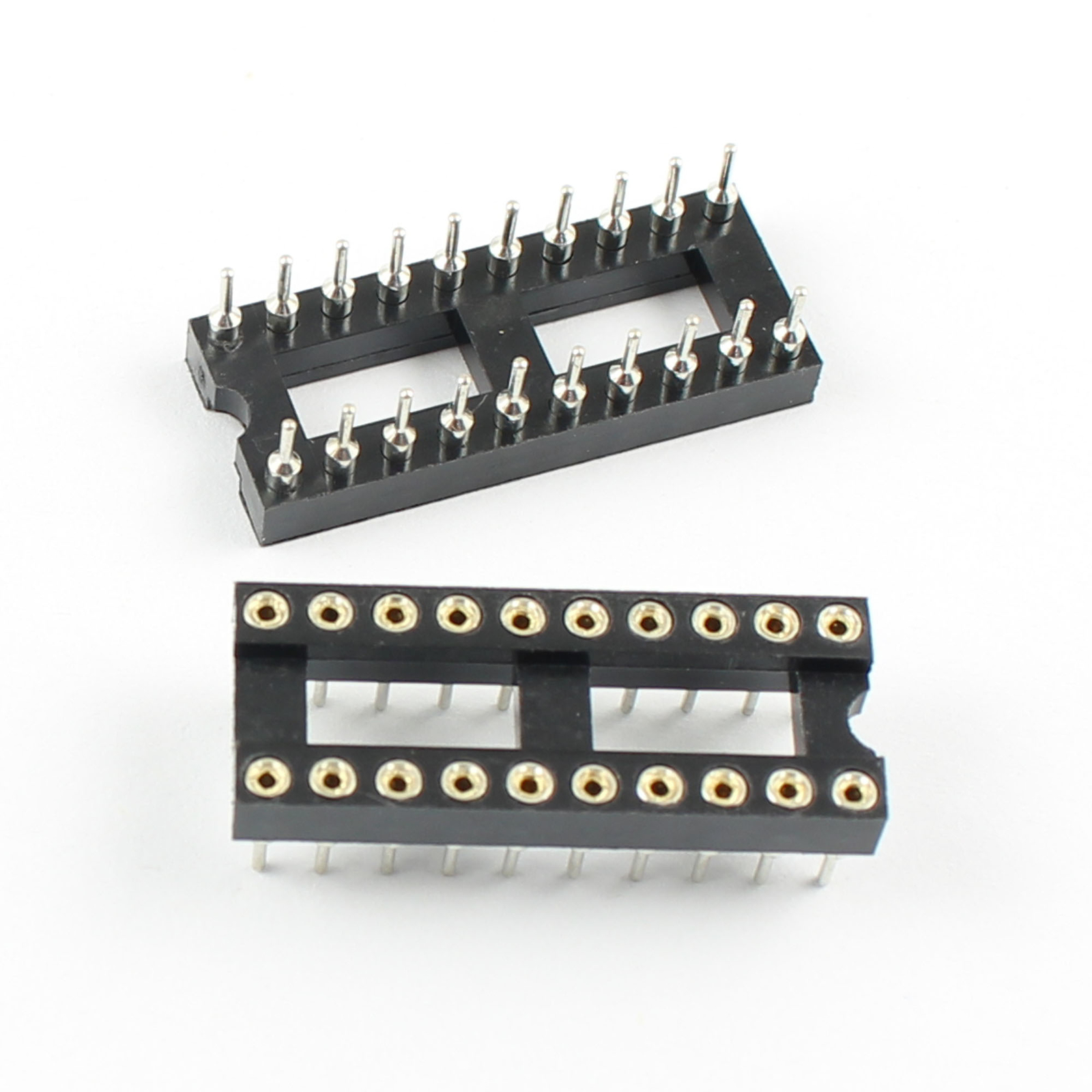 24Pcs New 20 Pin Round DIP IC Socket Adapter