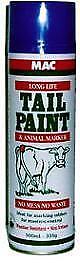 MAC Tail Paint Blue 400ml Aerosol Can Heat Detection Cattle Cows Tailhead