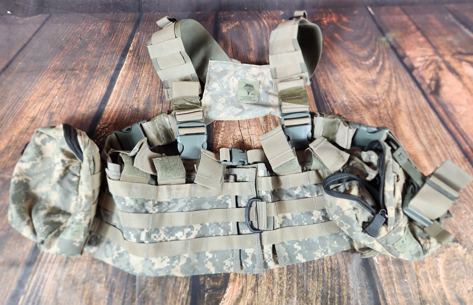 Tactical Assault Chest Harness S.O. TECH Digital Camo MACHS-ACU 6545-01-528-9041