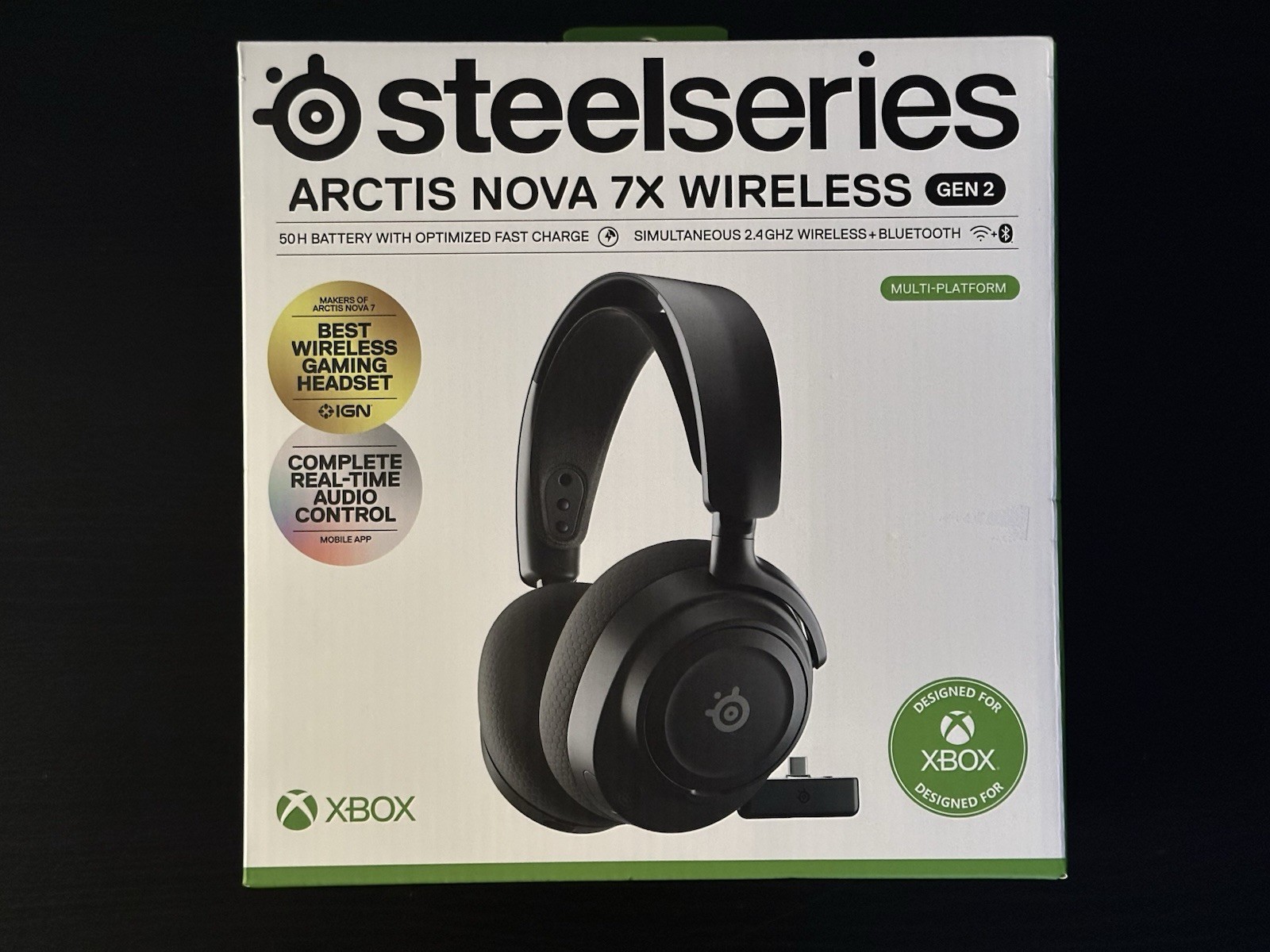 NEW SEALED SteelSeries Arctis Nova 7X Wireless Gen 2 Gaming Headset Black