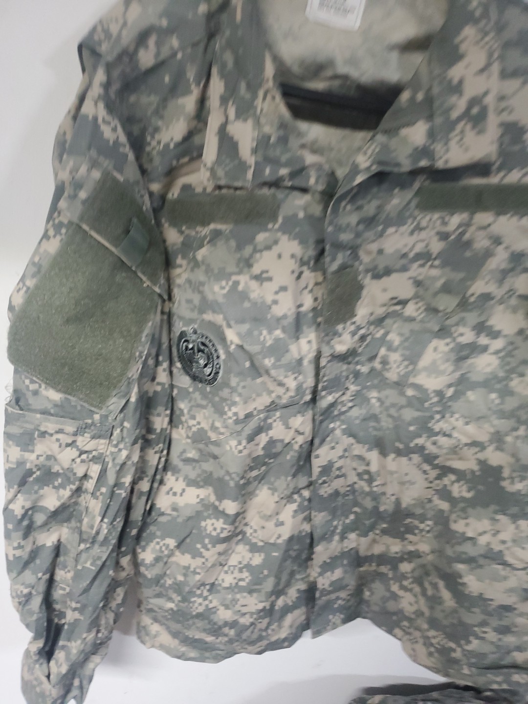 Bin# Medium Regular Army Combat Uniform ACU 50/50 Combat Top Coat