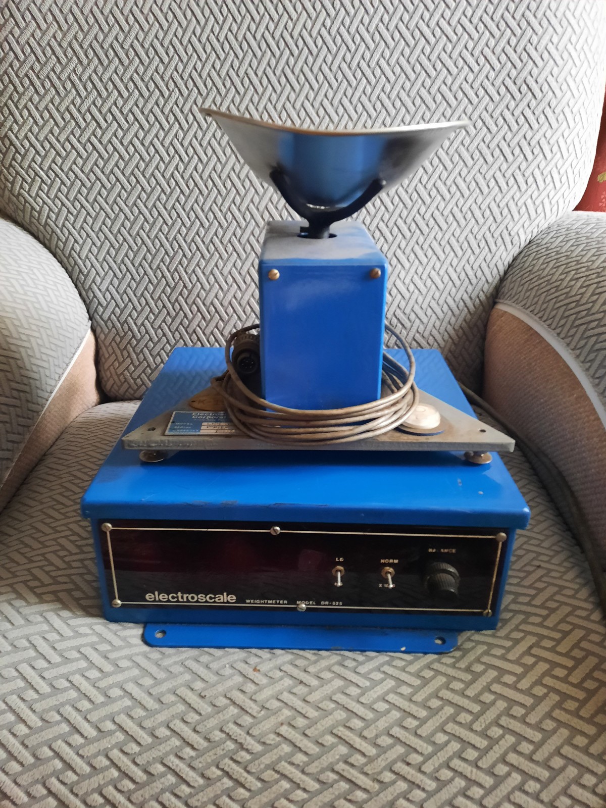 Vintage  Electroscale Digital Scales. Models K-1557 and DR-525. w/ Box & Manual