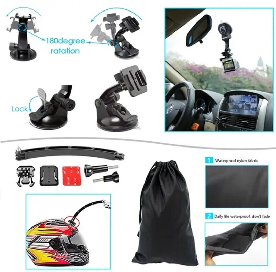 50 In 1 Action Camera Accessories For Gopro 13 12 11 10 9 8 7 6/DJI OSMO 4 3 2