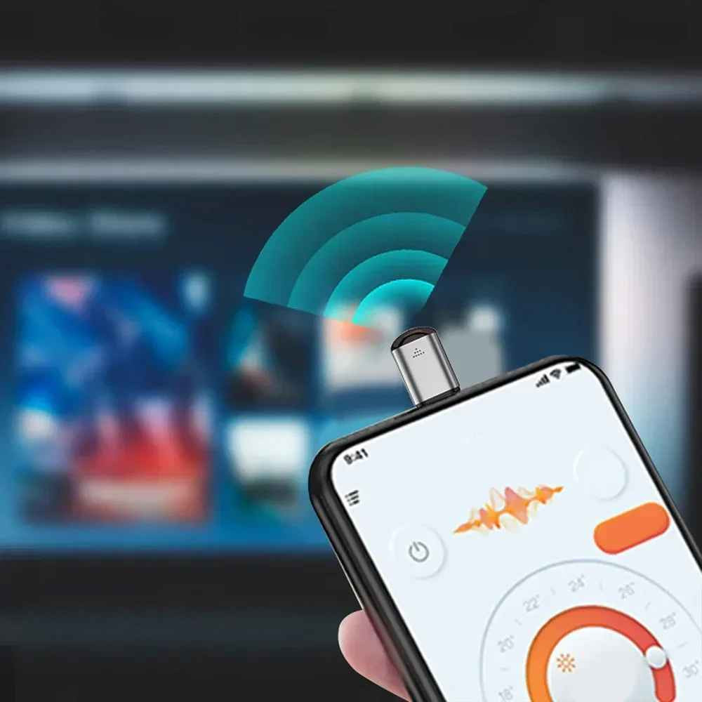 Type-C Micro USB Smart IR Remote Phone TV Air Mini Adapter Infrared Transmitter