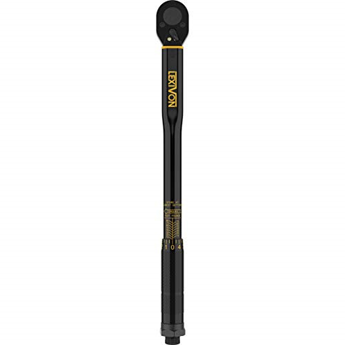 LEXIVON 3/8-Inch Drive Click Torque Wrench 10~80 Ft-Lb/13.6~108.5 Nm LX-182