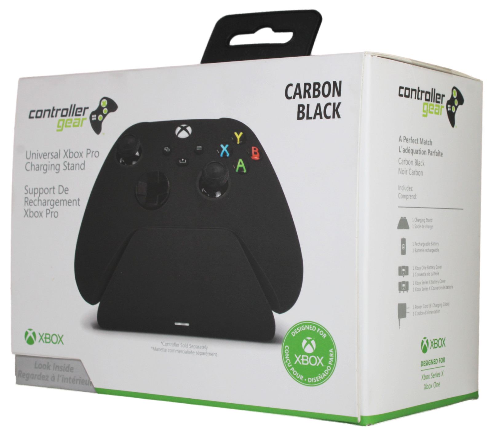 Controller Gear Carbon Black Universal Xbox Pro Controller Quick Charge Stand