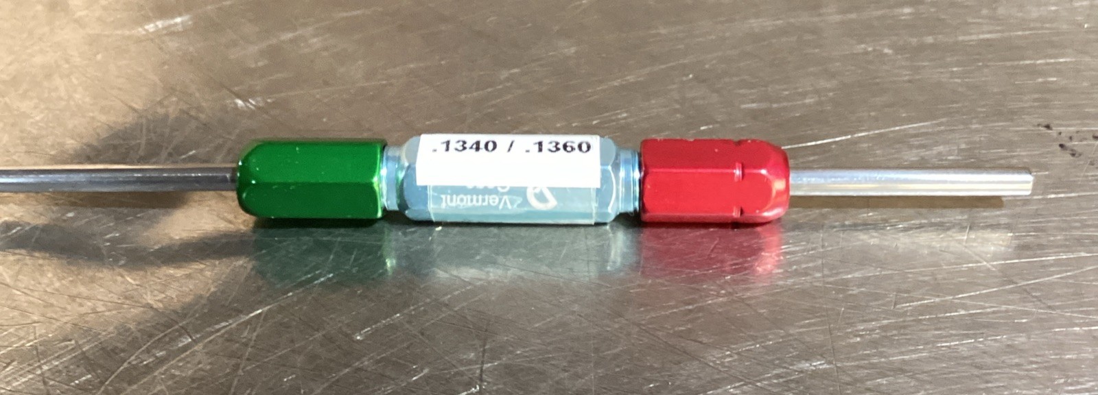 Vermont    Gage  Go No Go Pin Gauge       .1340 - .1360
