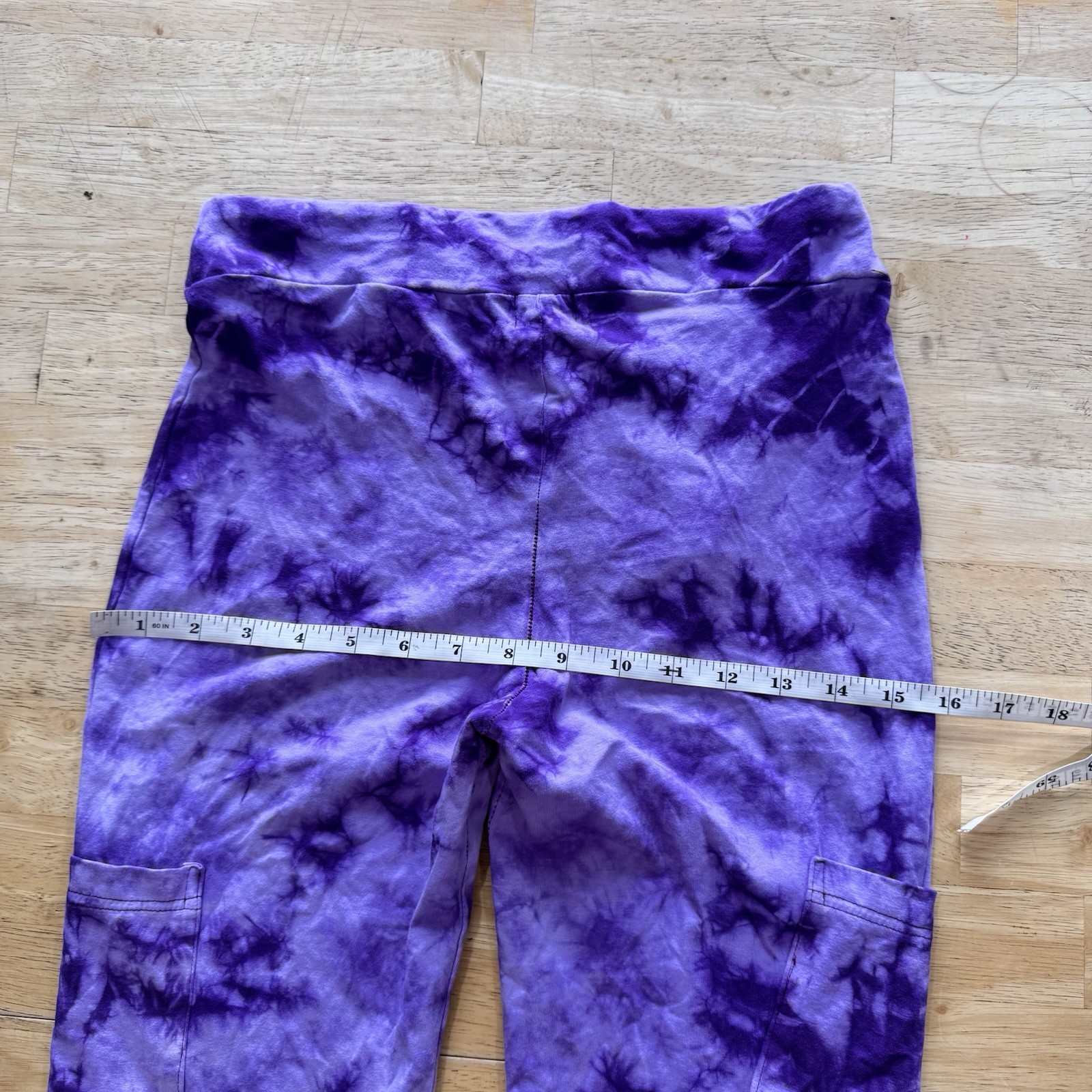 Grateful Dead Steal your Face Mandala Tree Print Booty Bell Pants Tie Dye Small