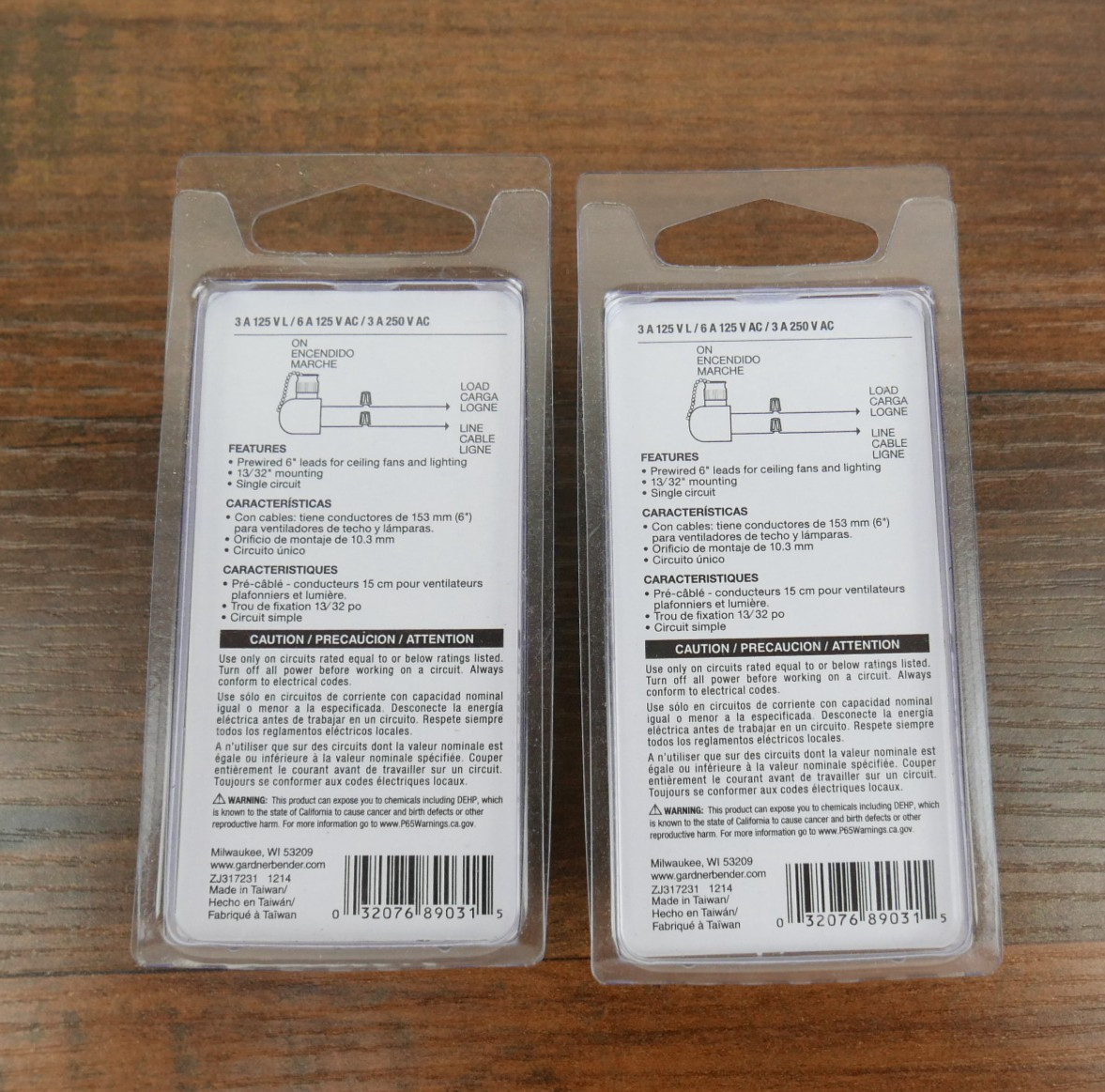 Gardner Bender GSW-31 SPST On / Off Nickel Pull Chain Switch (2 Packs) - NEW