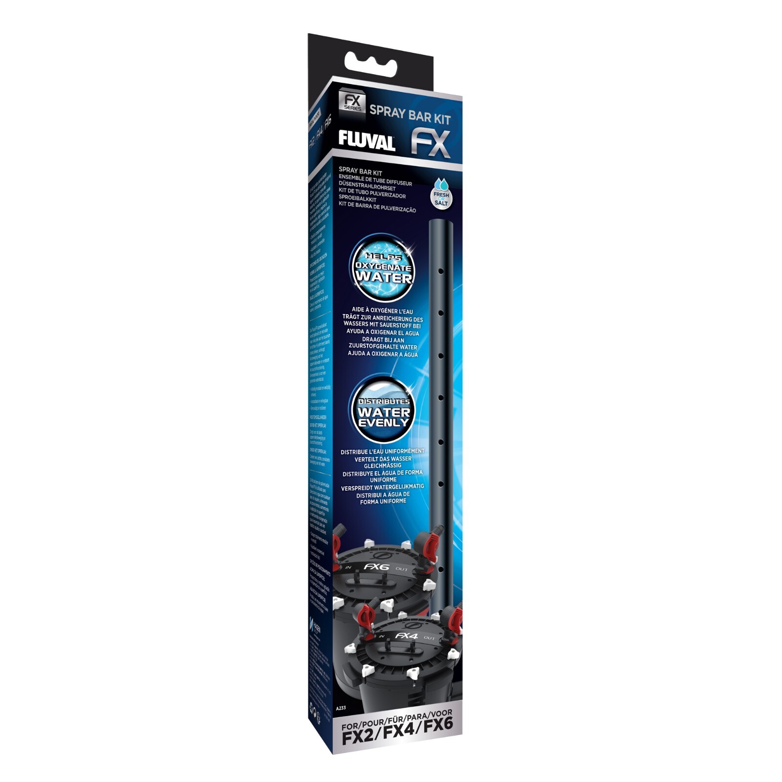 Fluval FX Spray Bar Kit  for FX2 FX4 FX6 Canister Filters   # A233
