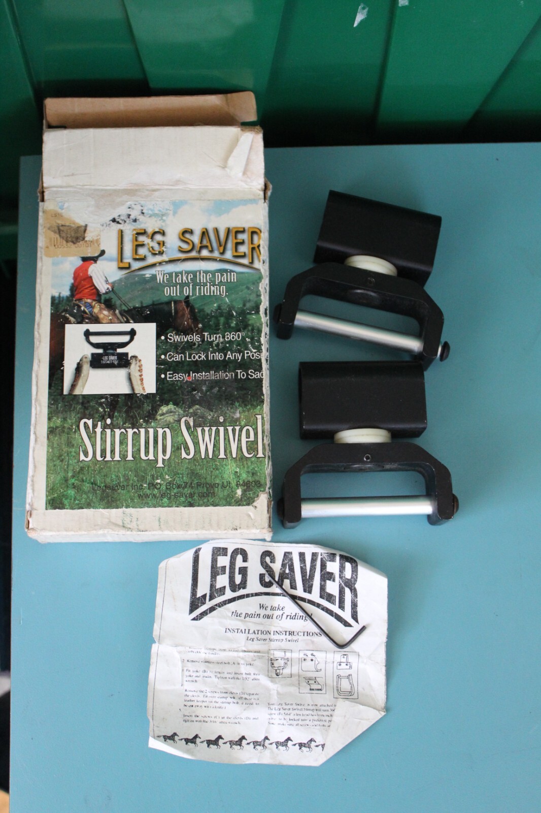 Stirrup Swivel 2-1/2" The Original Leg Savers Horseback Riding SAVE YOUR KNEES!