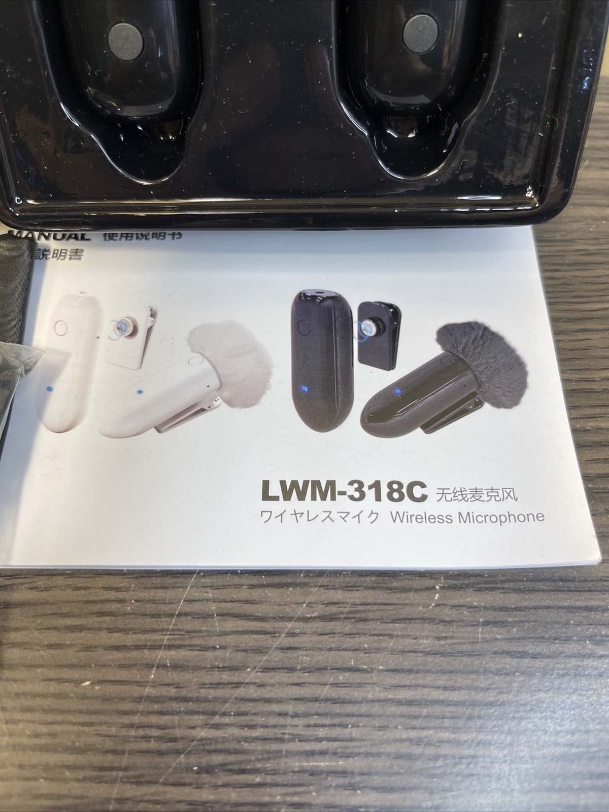 Lensgo LWM-318C Lavalier-Wireless Microphone White New Open Box