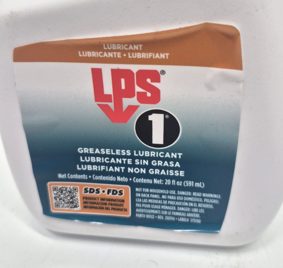 LPS 1 00122 Greaseless Amber Penetrating Lubricant 20 oz 5 Trigger Spray Bottle