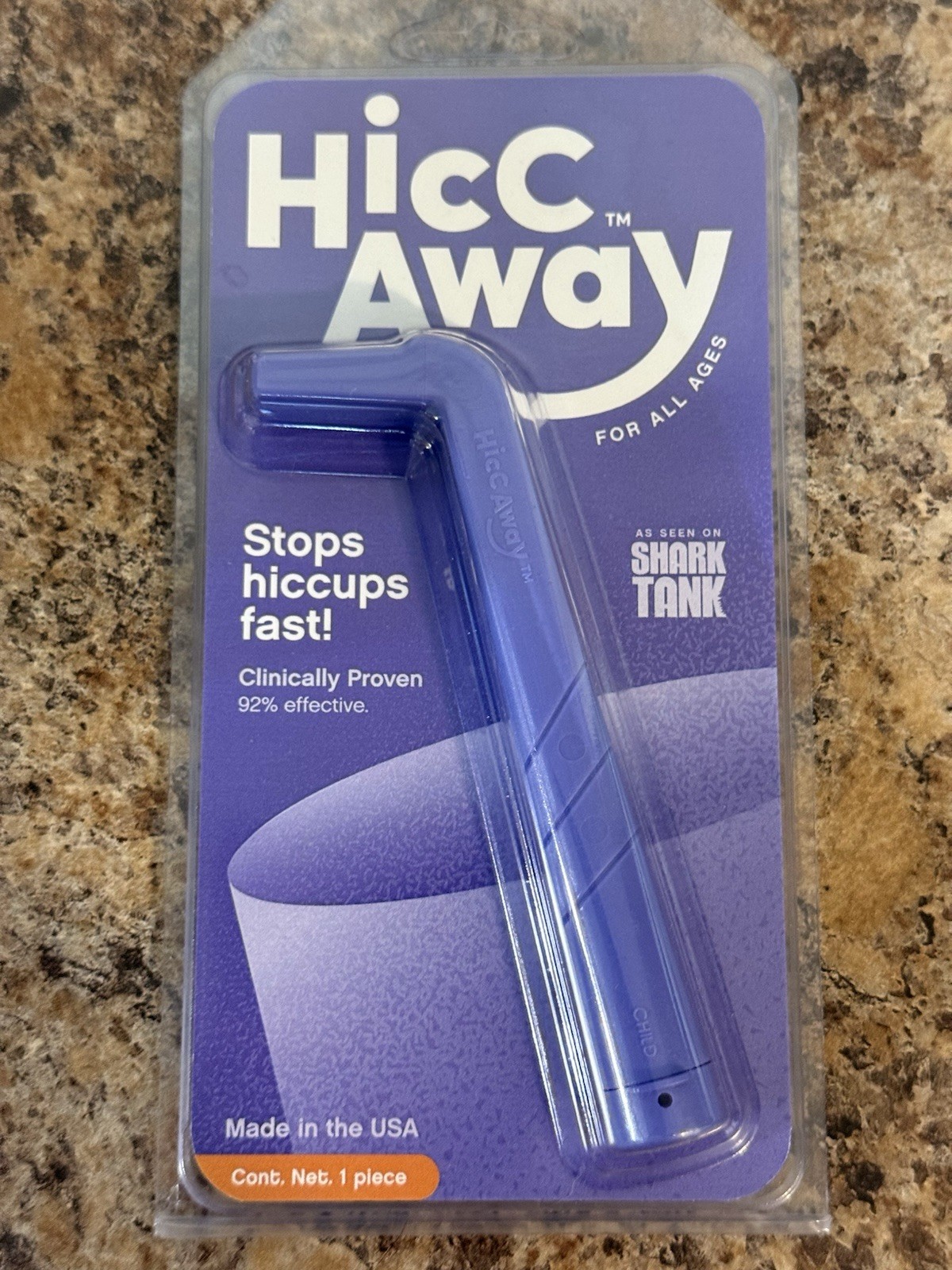 Hicc Away-As Seen On Shark Tank-Brand-New & Sealed