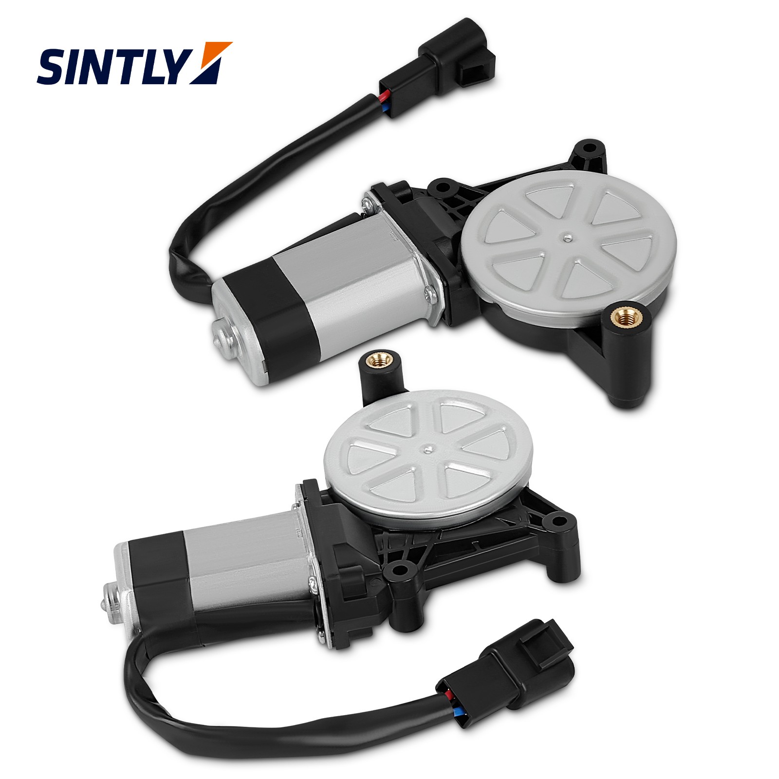 2Pcs Left Right Window Motor 2 Pins for Chevy Silverado 1500 GMC Sierra Cadillac