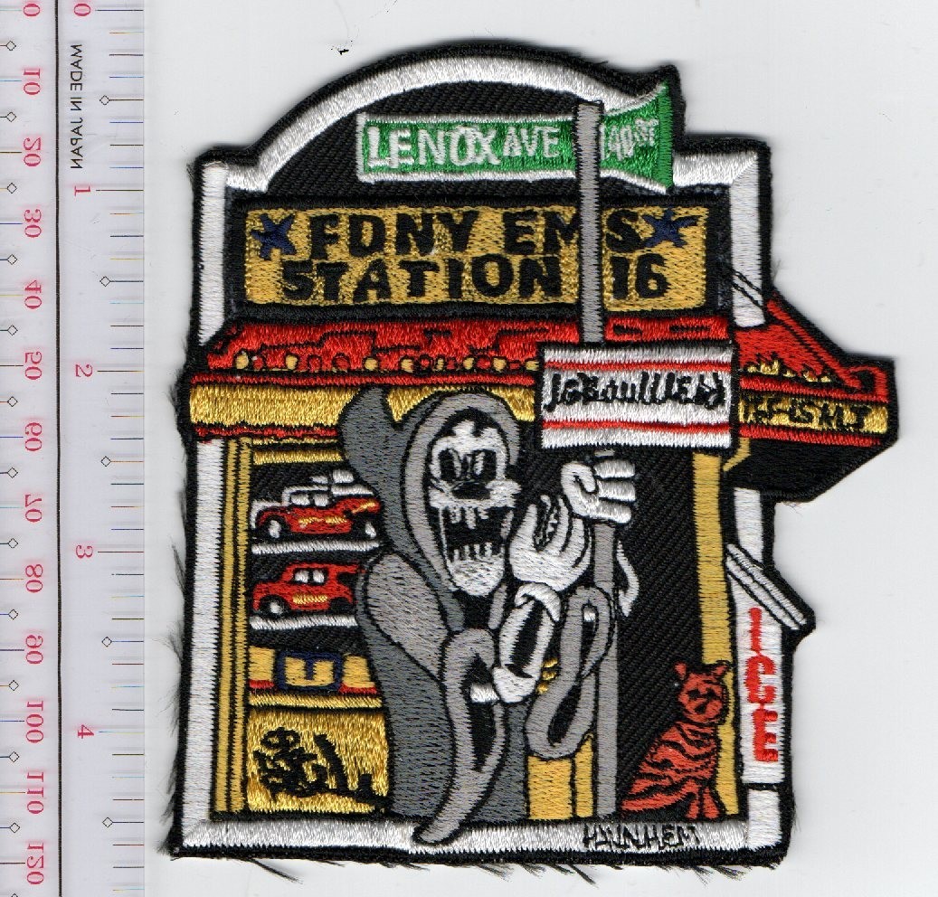 Fire Department EMS Station 16 Lenox Ave Patch NO TARIFF