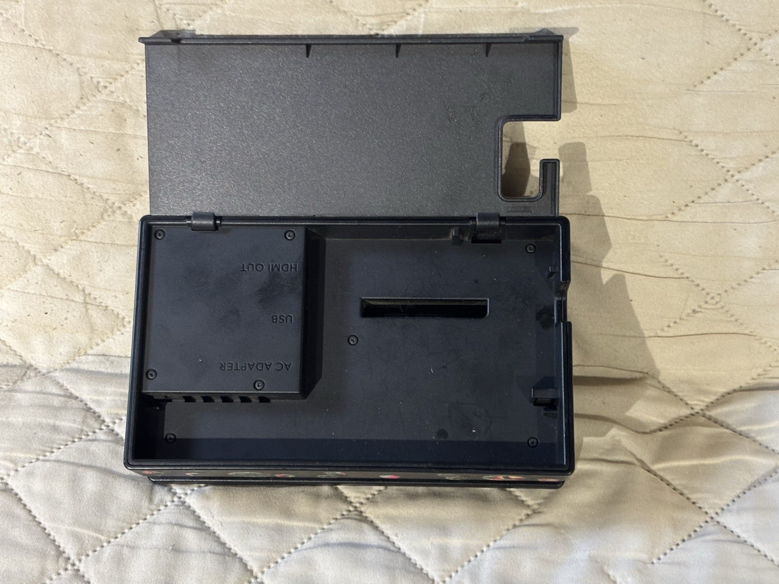 OEM Nintendo Switch Dock HAC-007 Black Tested Working Dock Only No Cables