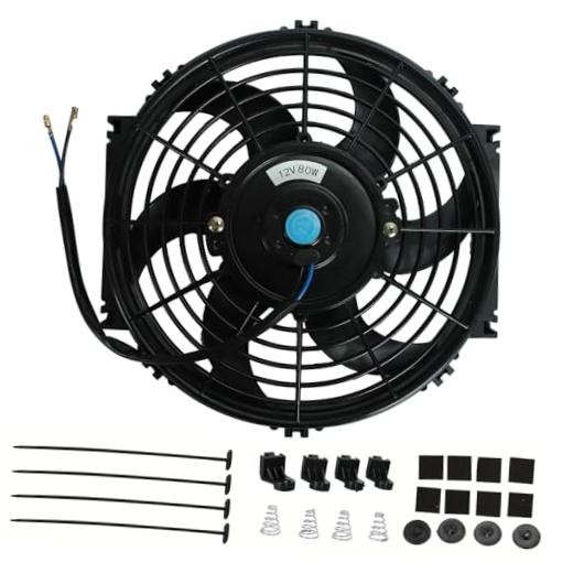 10 Inch Universal Slim Fan Push Pull Electric Radiator Cooling Fan | 10inch 80W