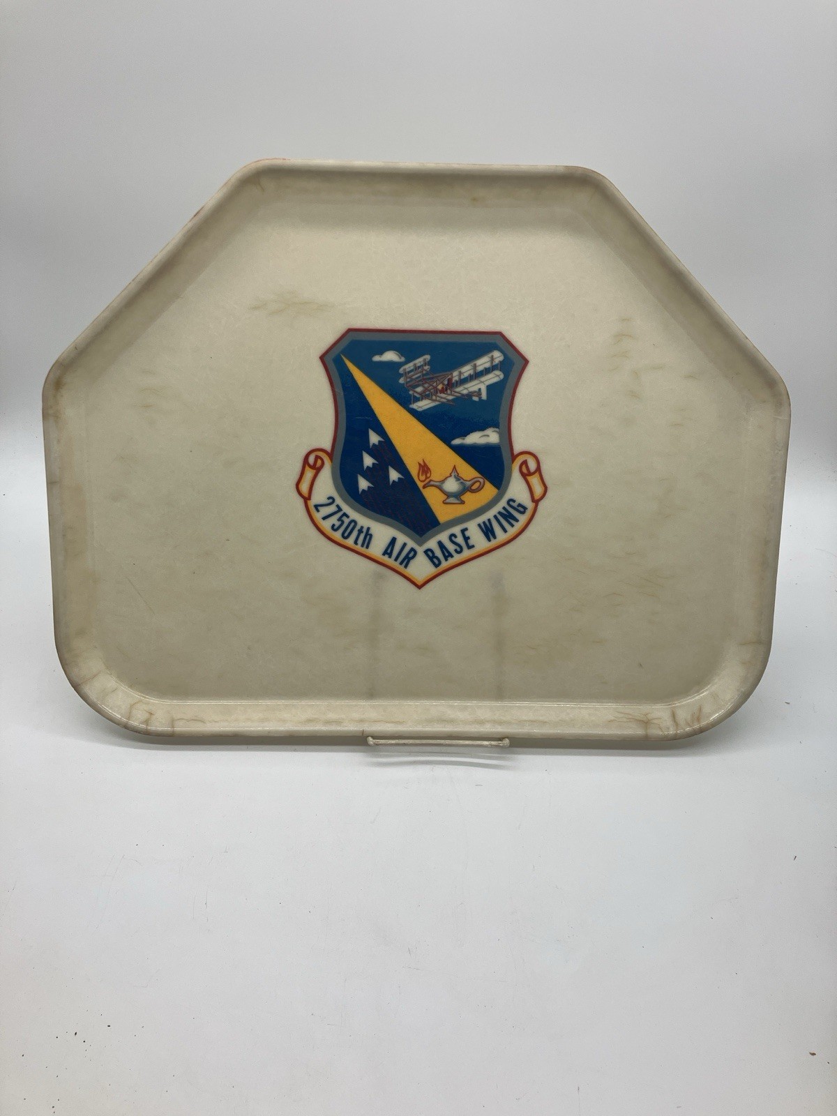 Original 2750th  Air Base Wing Mess Tray-WRIGHT-PATTERSON AIR FORCE BASE! Nice !