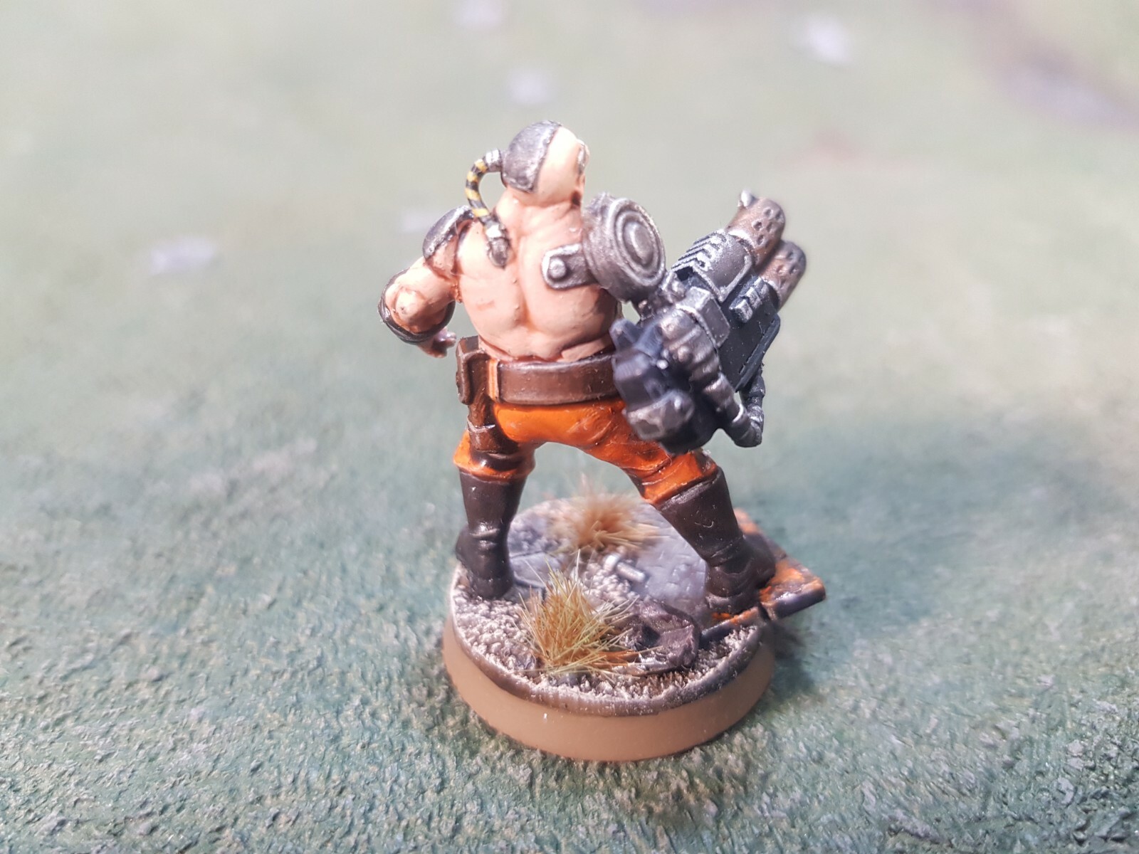 Cyborg With Melta Weapon Fits Servitor