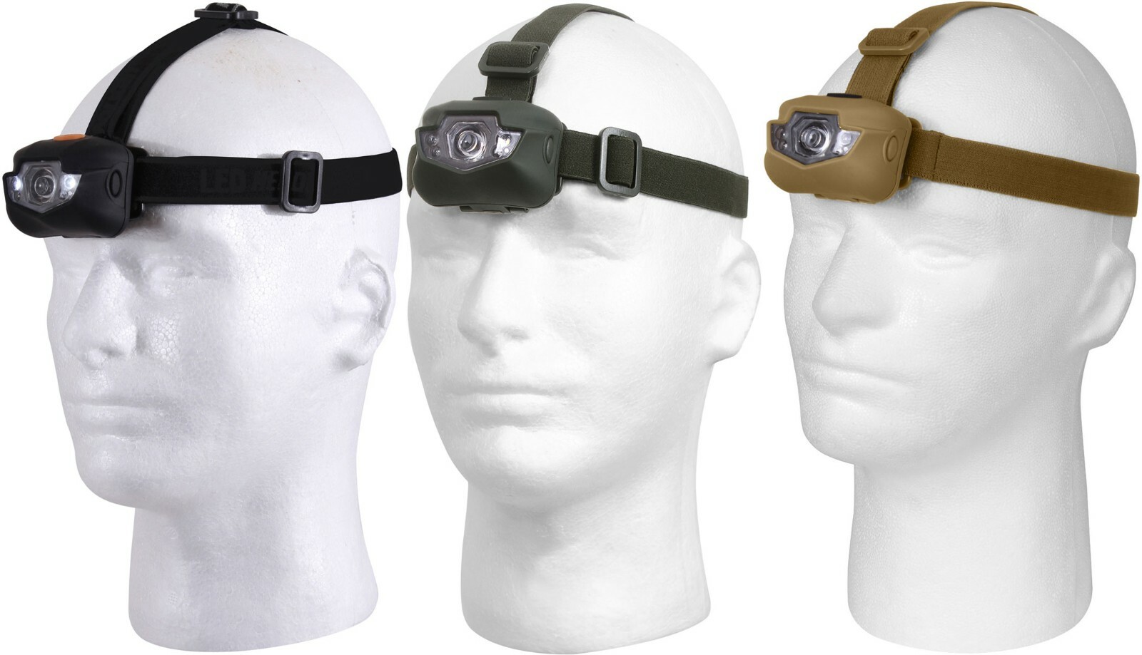 LED Headlamp Work Flashlight Five Bulb AAA Multi-Function Head Light