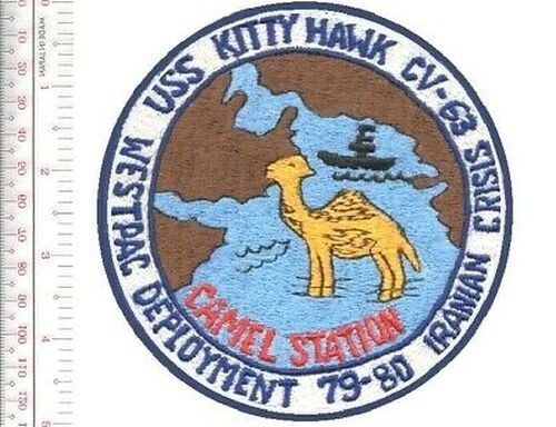 US Navy USN Iran USS Kitty Hawk CV-63 North Arabian Sea 1979-80 NO TARIFF