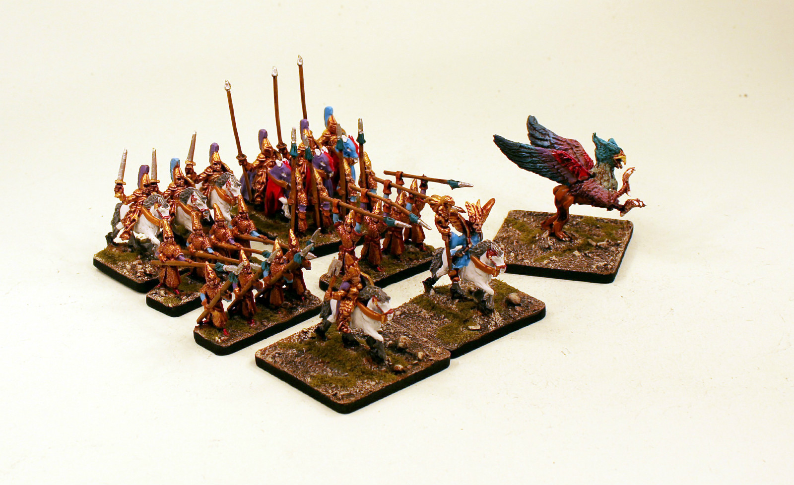 15mm HOTT1001 HIGH ELF ARMY Unpainted-Fantasy 15mm HOTT 24AP Army UNPAINTED