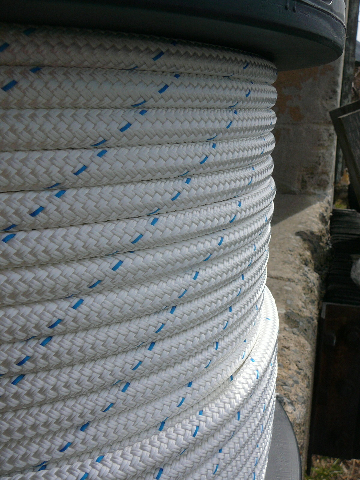 NovaBlue 1/2" X 77' Double Braid Dacron Stable Braid Rigging, Winch, Bull Line