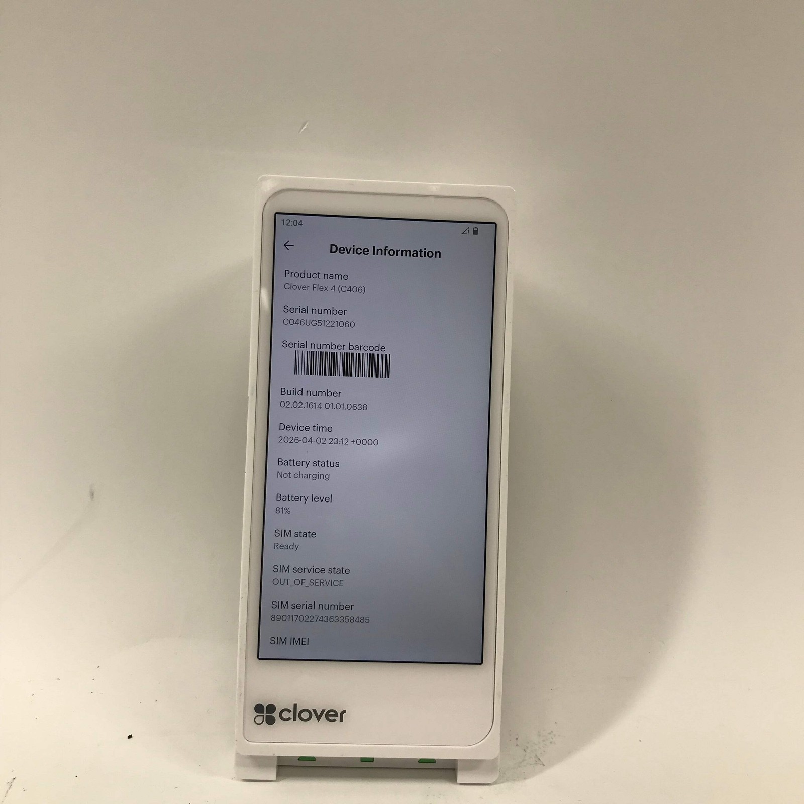 Broken Clover Flex 4 Wireless Card Reader C406