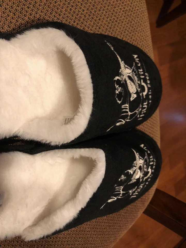 New TRUE RELIGION MENS SLIPPERS Budda Black