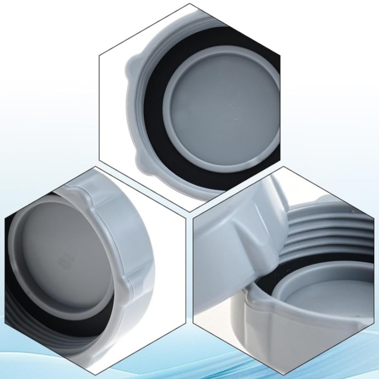 1 PCS Pool Gray Plastic Replace Drain Valve Cap For Coleman Pools P01010,P6D1158