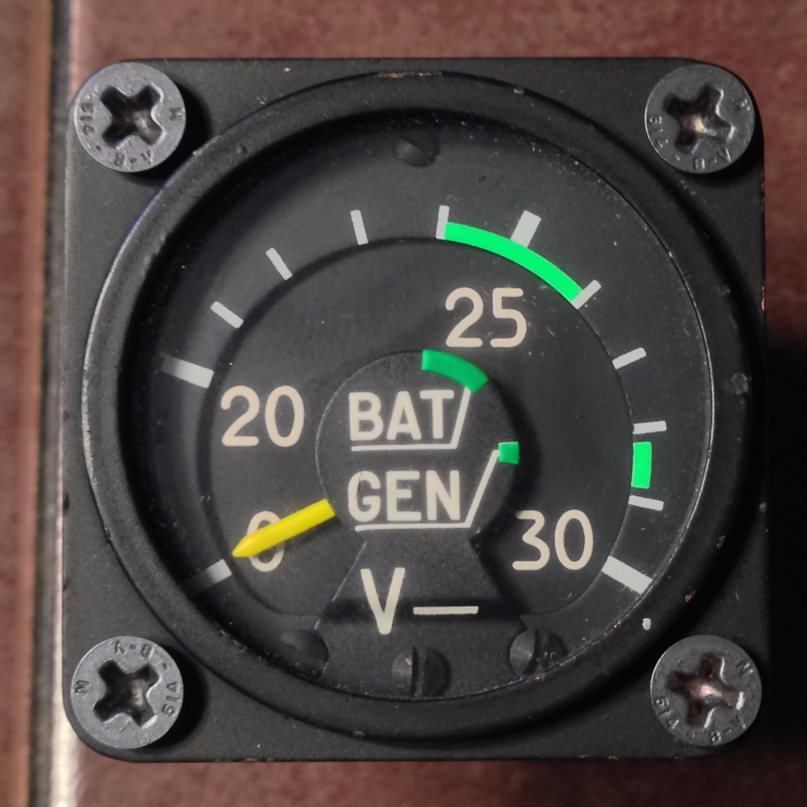 Sextant Avionique DC Voltmeter pn 2396-118-0