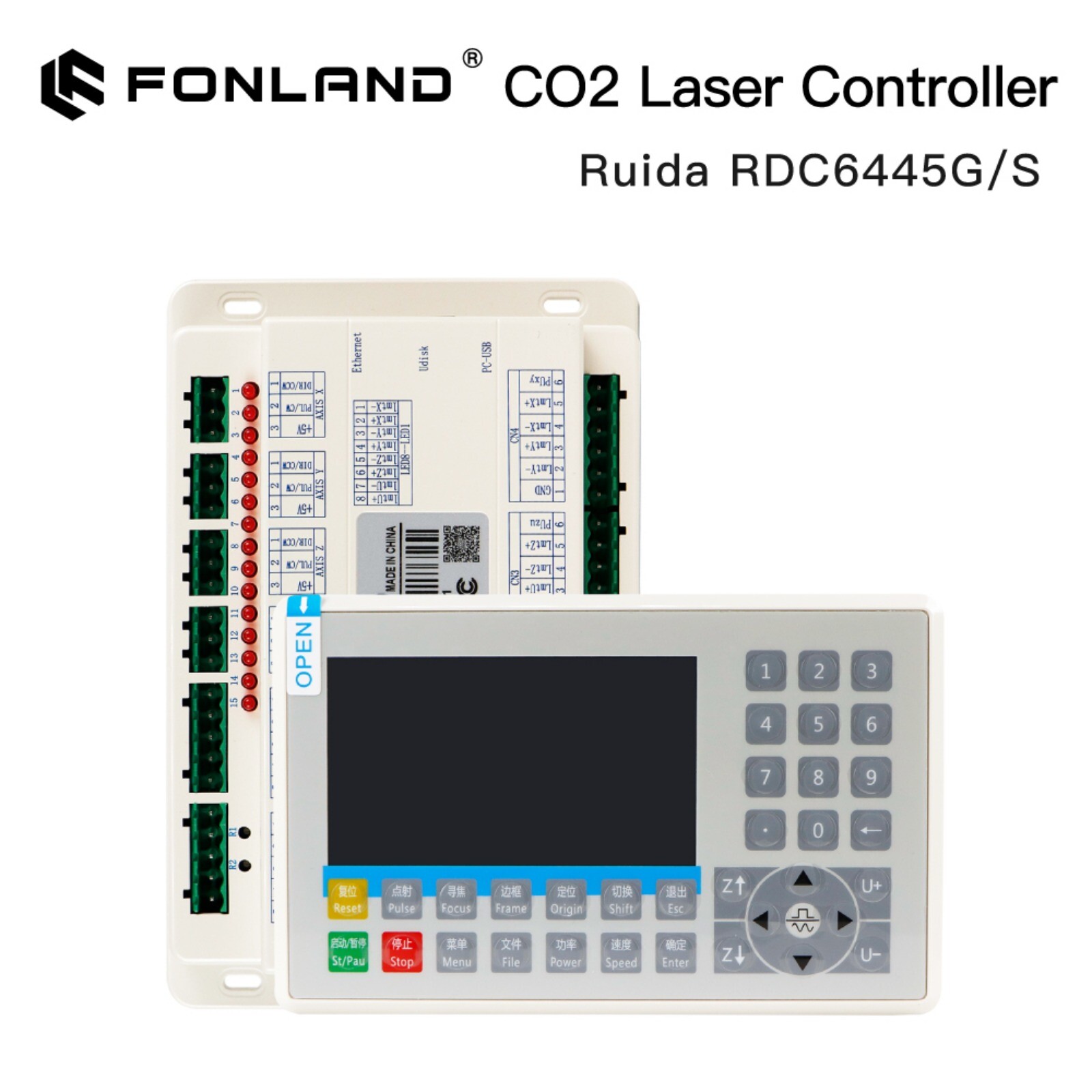 Ruida CO2 Laser Controller RDC6445G S for Laser Engraving Cutting Machine RDV8
