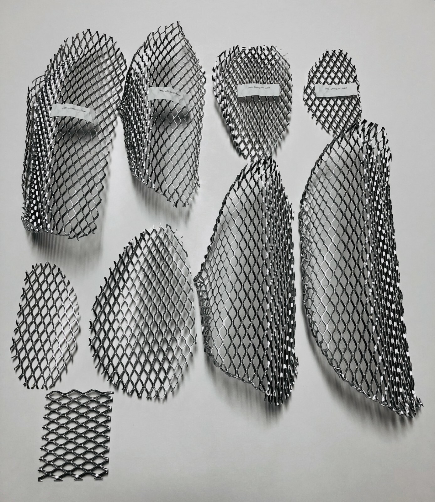 2005 SUZUKI HAYABUSA GSXR 1300 CHROME FAIRING & TAIL GRILLS SCREENS VENTS MESH
