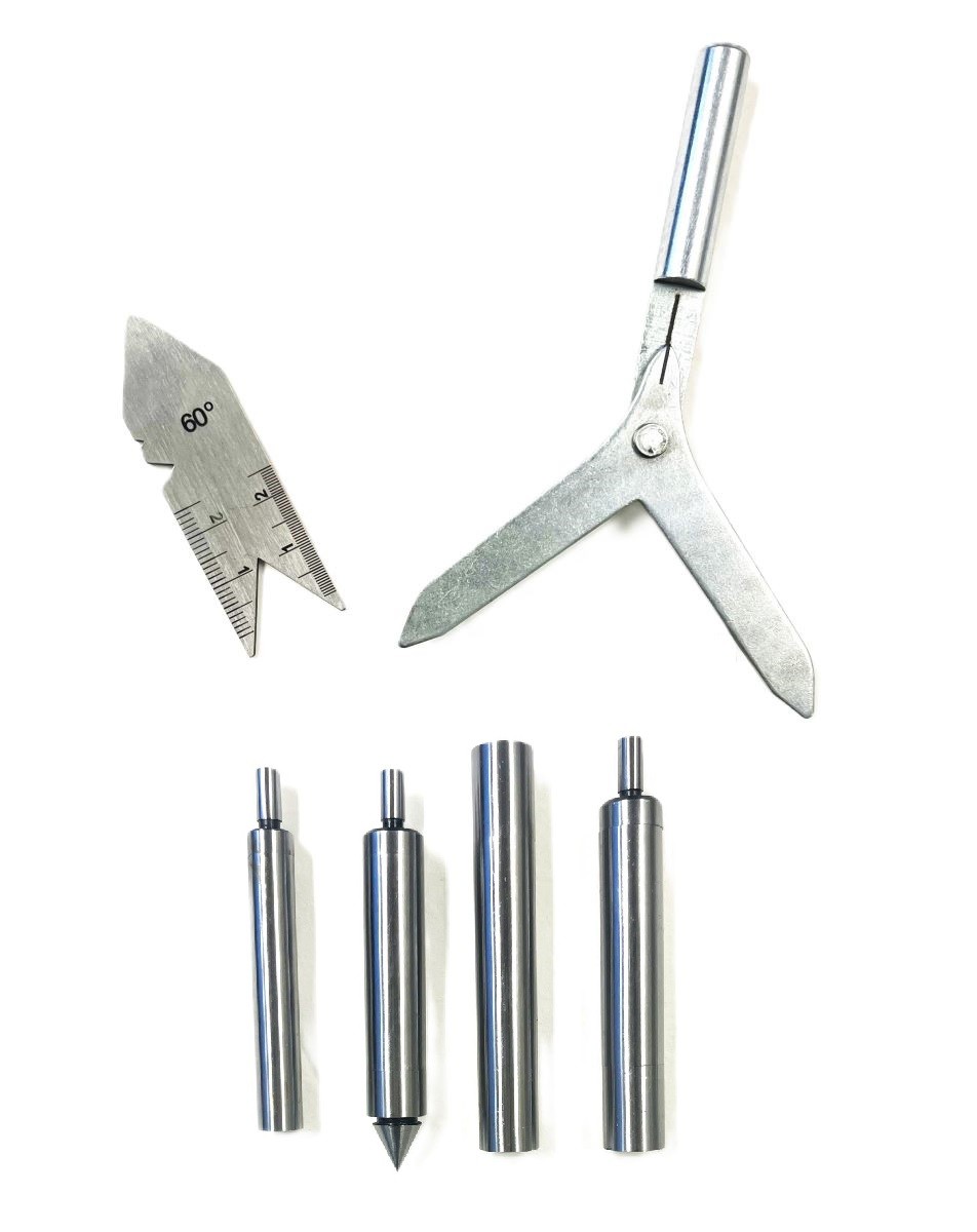 HHIP 6 PIECE MACHINIST'S CENTER, EDGE AND FINDER SET (9999-0051)