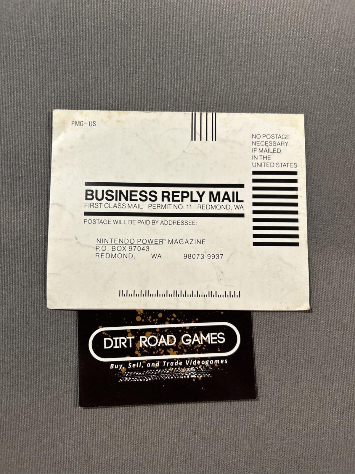 nintendo power NES insert pmg-us