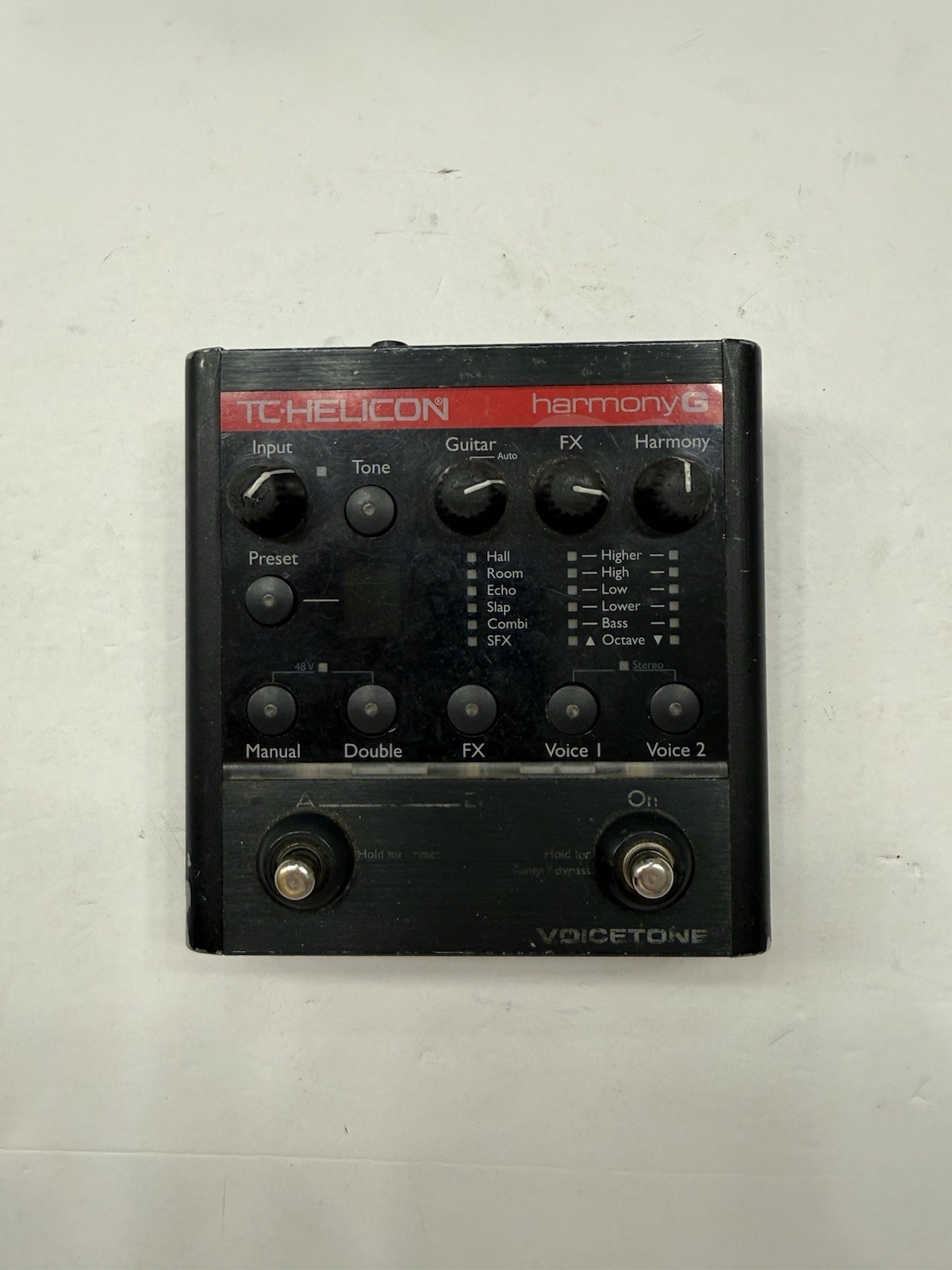 TC Helicon Voicetone Harmony G Vocal Effect Pedal + Power Supply