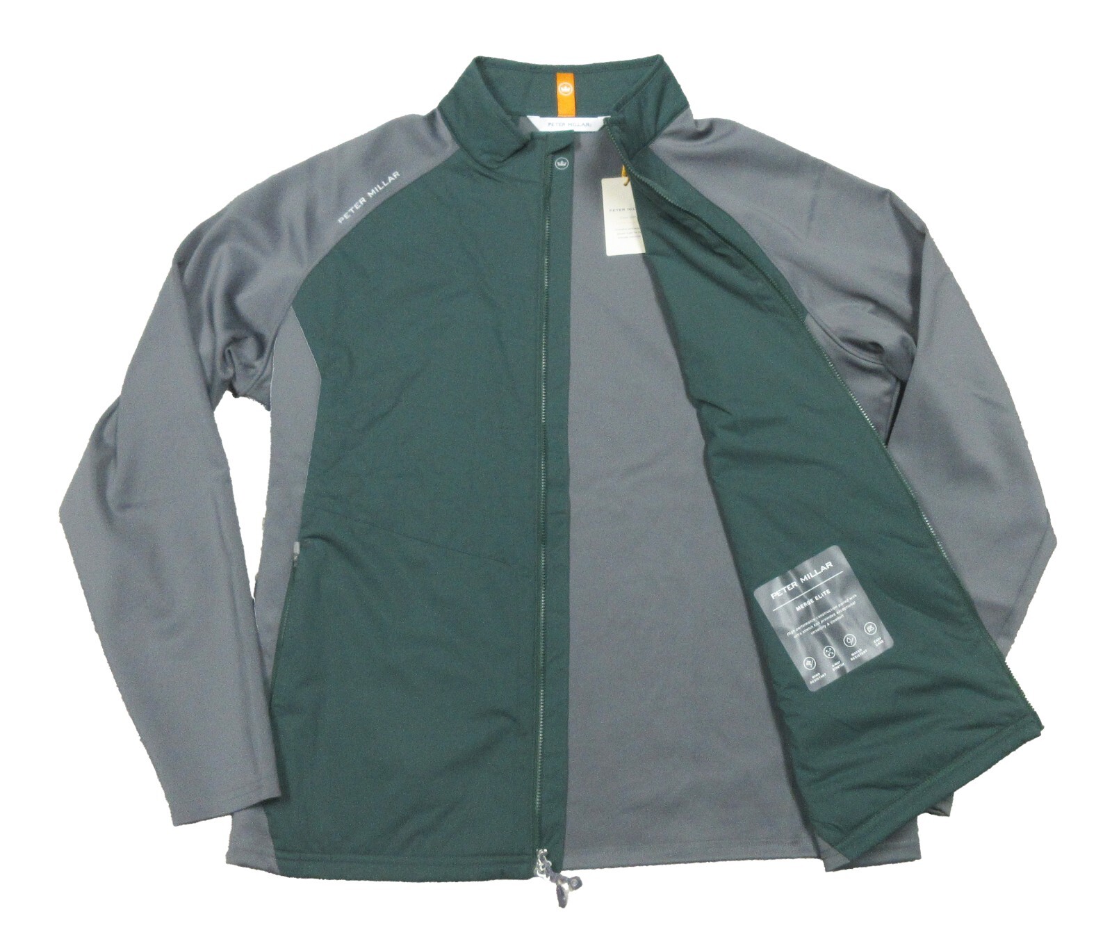 Peter Millar Men's Balsam Green/GrayMerge Elite Hybrid Jacket