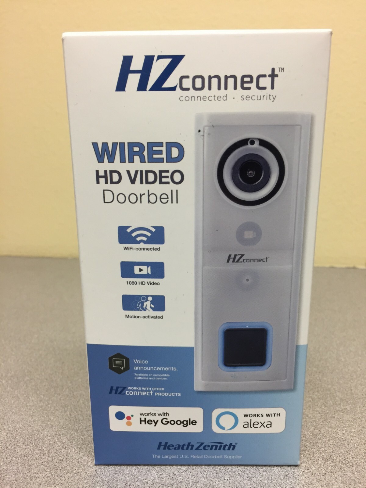 Heath-Zenith SL-9601-00 Wired Smart Doorbell Motion Sensor