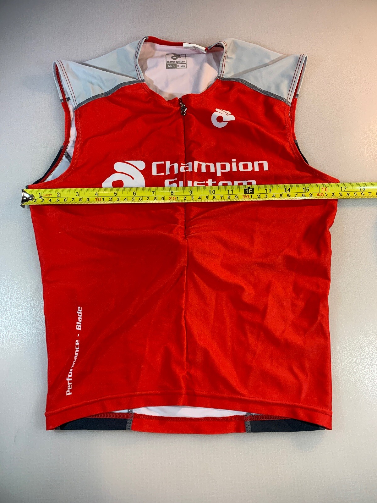 Champion System Mens Blade Tri Triathlon Top Small S (6545-6)