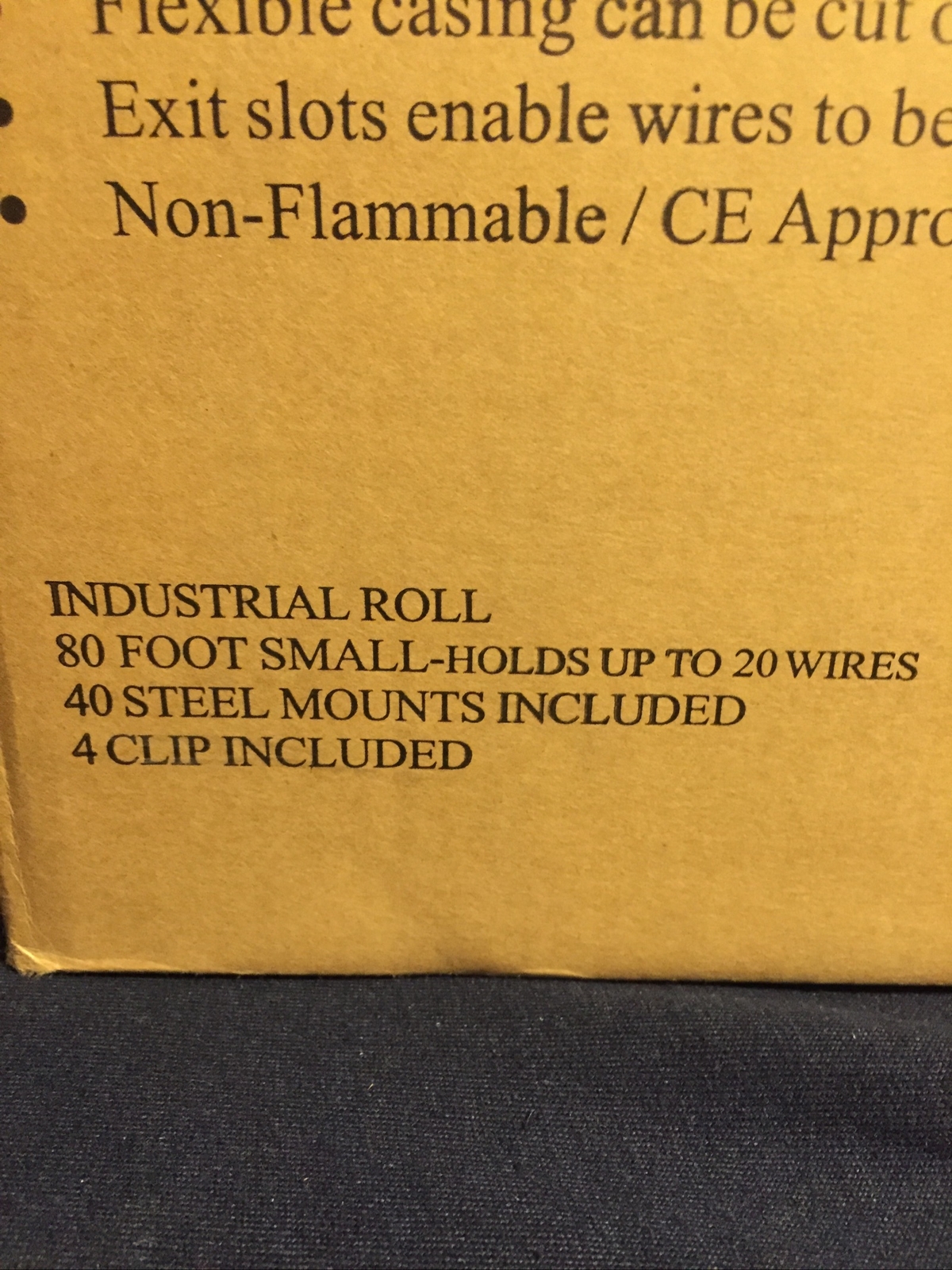 CableZip Professional Cable Management Large SIze Black Industrial Roll WOW