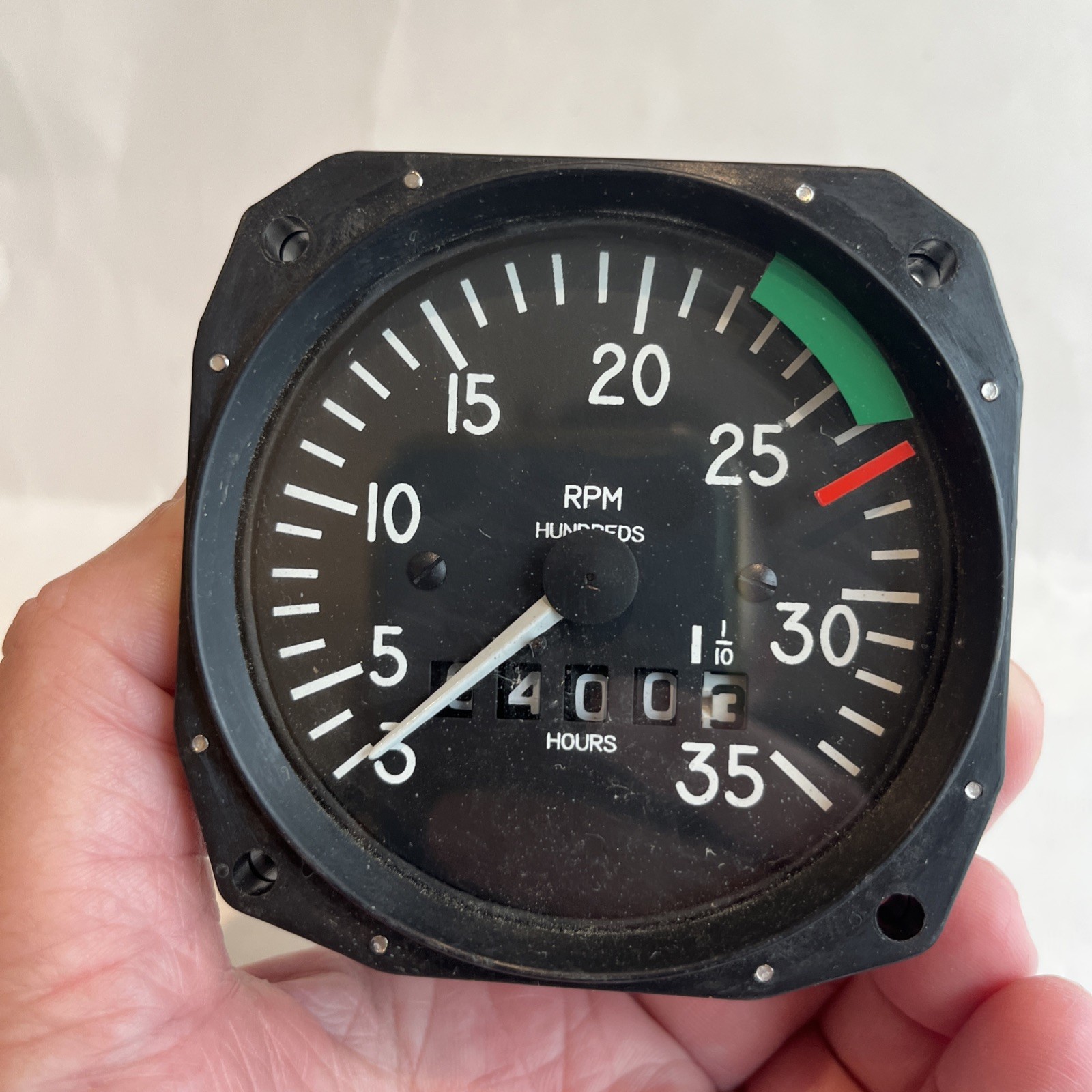 MITCHELL MECHANICAL RECORDING TACHOMETER P/N D1-112-512