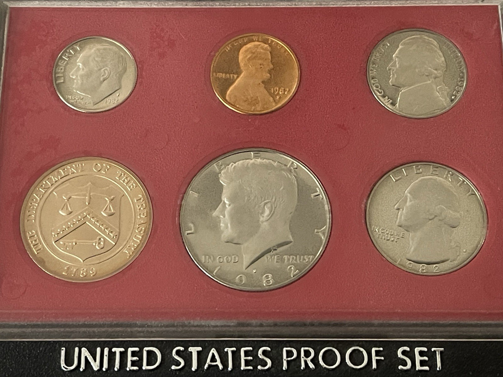 1982 United States Proof Set No Box Or COA display And Coinage Only