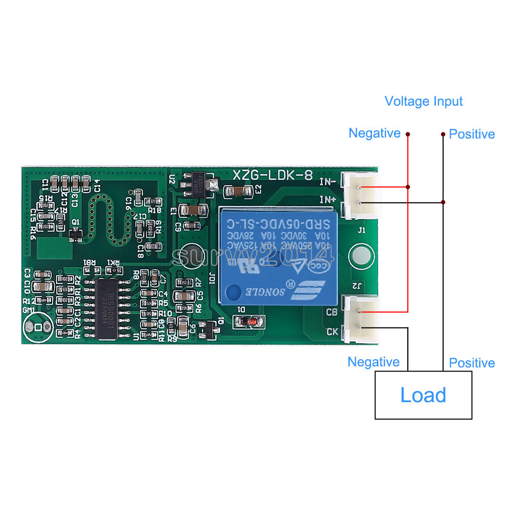 Microwave Radar Sensor Relay Output Switch Controller Human Body Induction