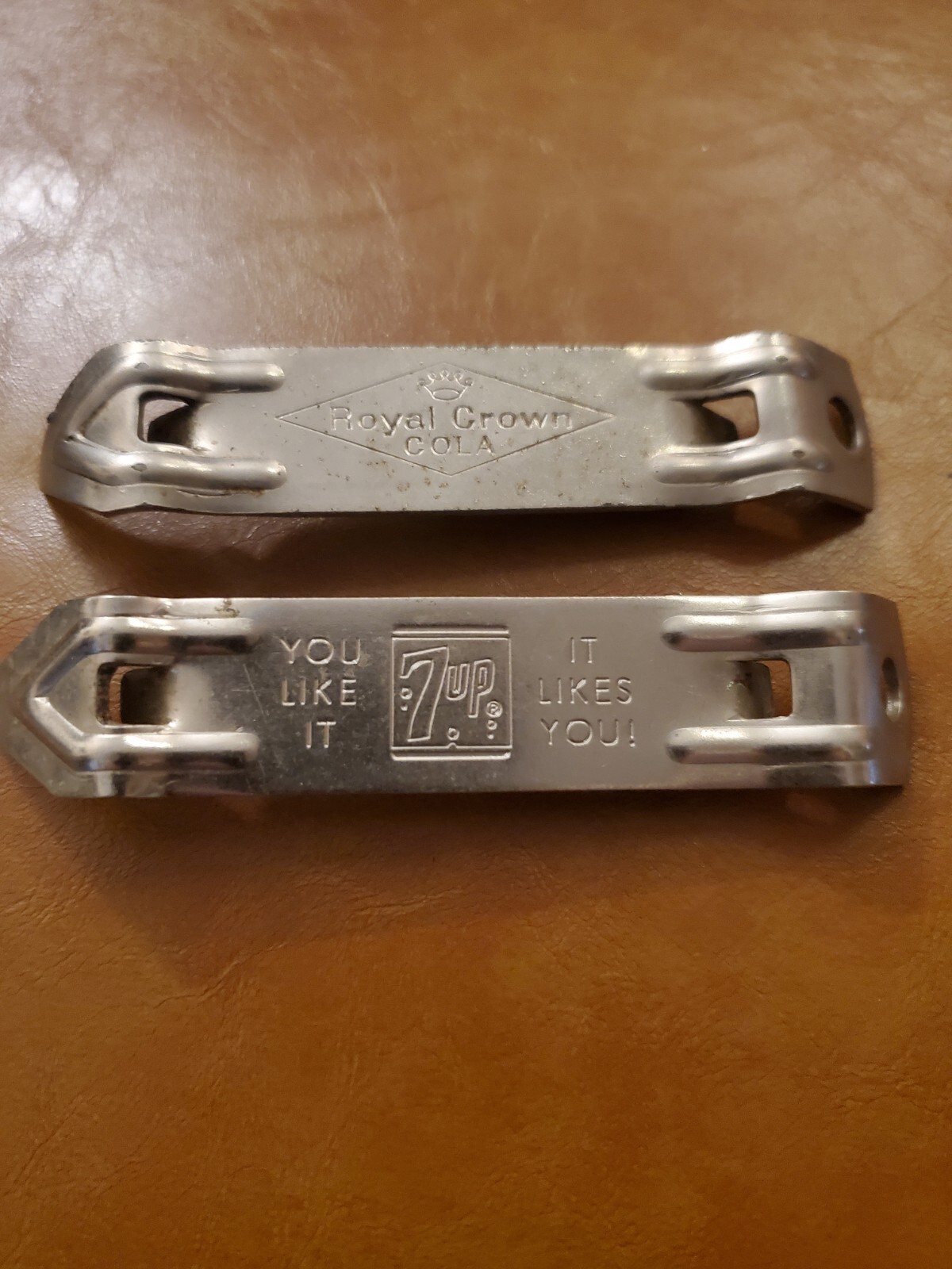 2 Vintage Soft Drink Bottle Openers