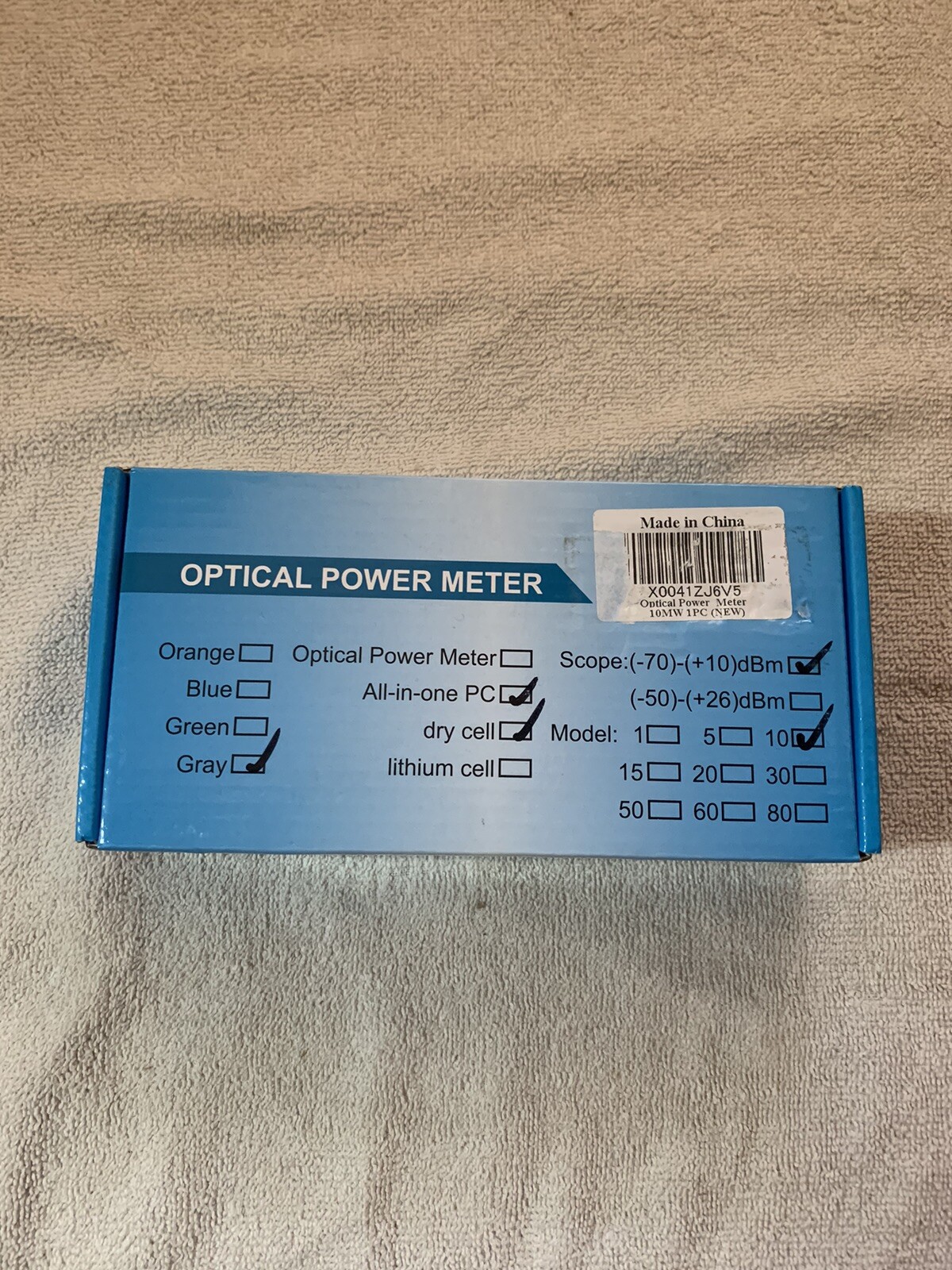 1pcs AUA-9A 2 in 1 Fiber Optical Power Meter & 10mW Visual Fault Locator 650nm #