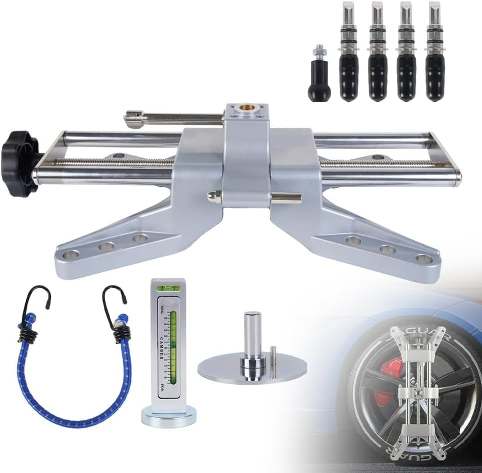 Wheel Clamp & Magnetic Adapter for 11-25" Rims Camber Wheel Alignment Tool for