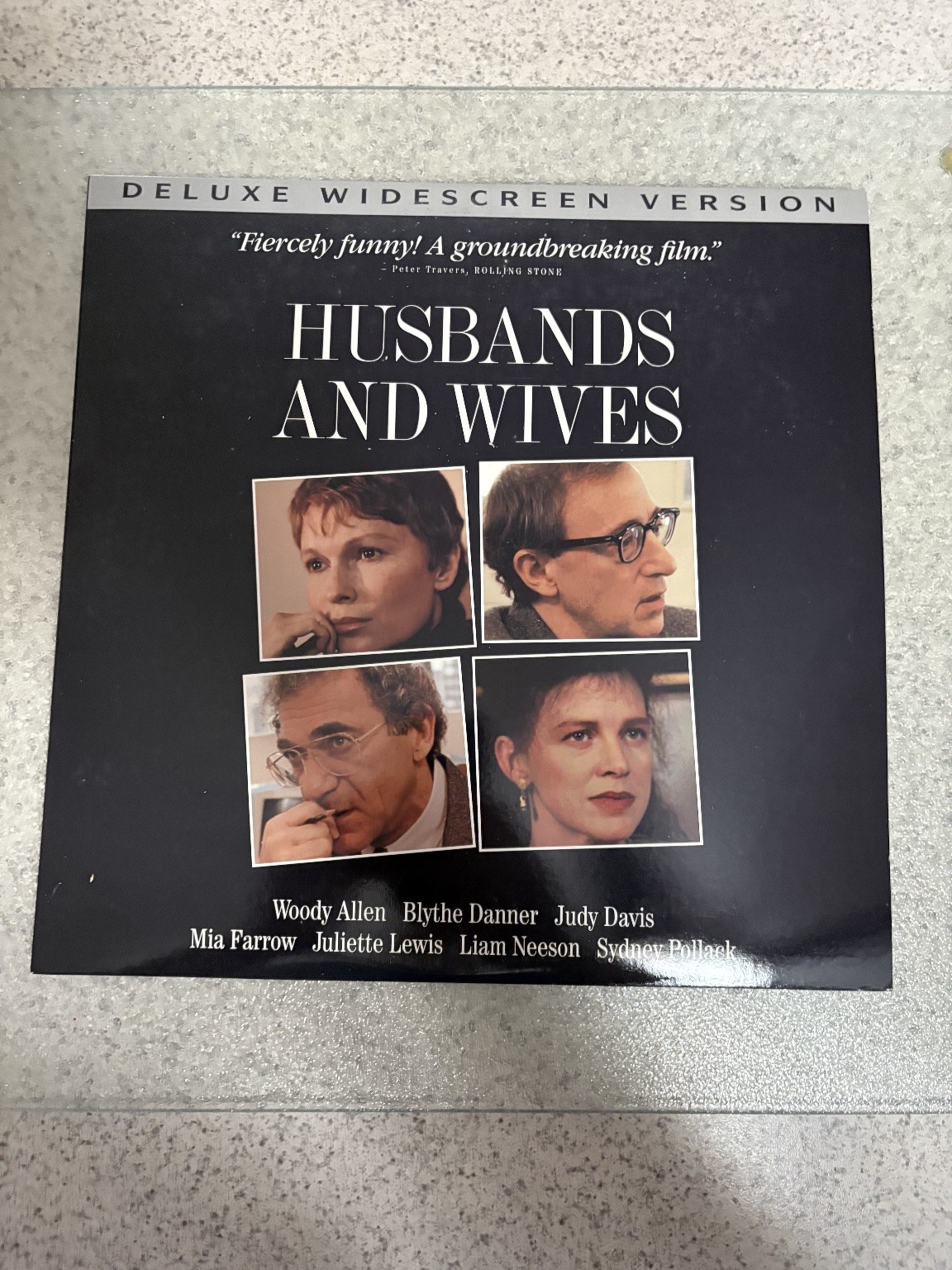 Husbands and Wives LaserDisc 1992 Comedy Deluxe Widescreen TriStar