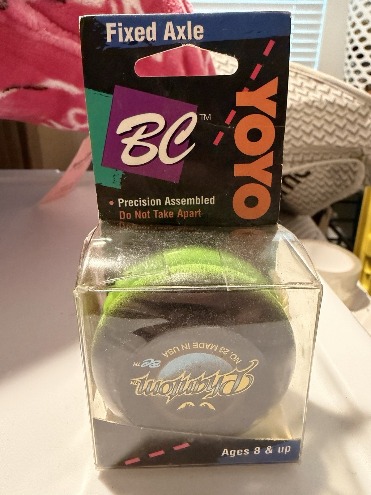VINTAGE NOS Wood Champion Hardwood YOYO BC yo-yo Phantom #23 USA