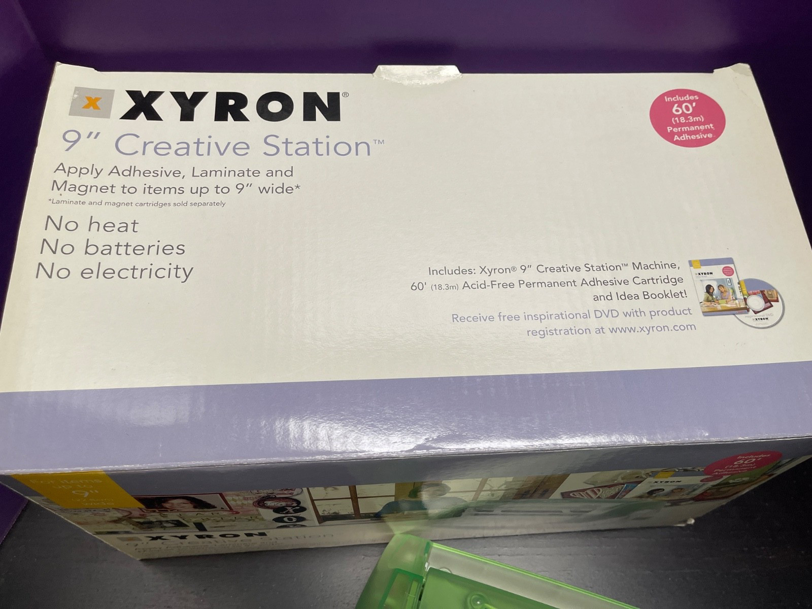 Xyron 9'' Creative Station Sticker Machine Laminate Laminator 9" Extra Cartridge